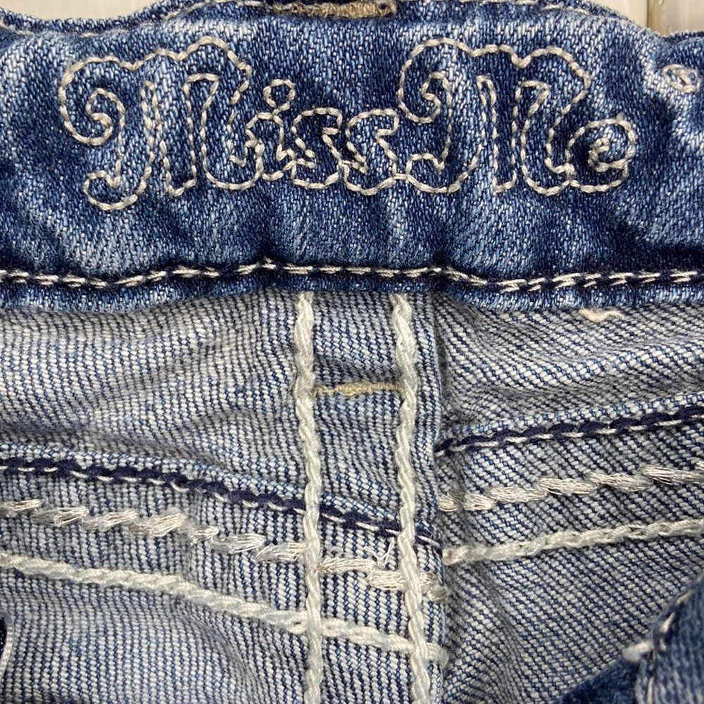 miss me womens low rise bootcut jeans size 26 medium wash blue - Picture 2 of 10